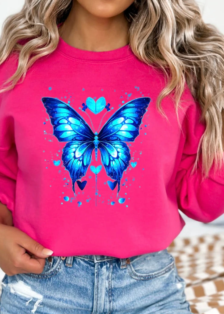 Blue Butterfly T-shirt