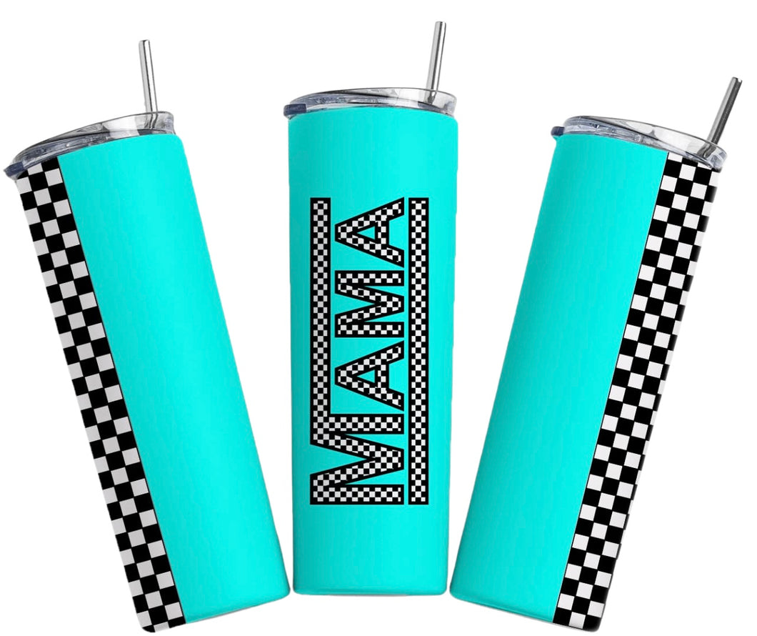 Checkered Mama 20oz Tumbler