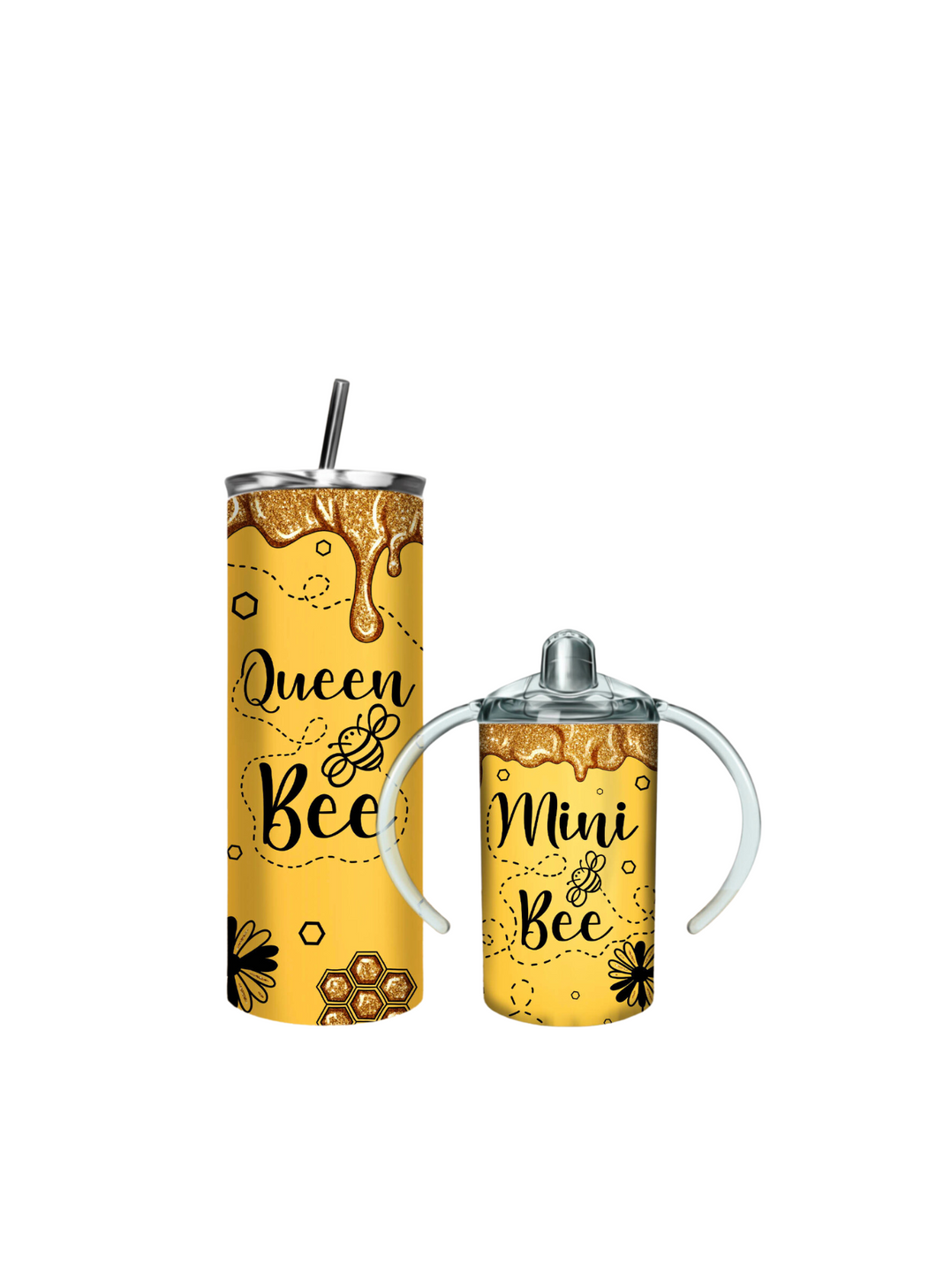 Queen Bee & Mini Bee Tumbler Set