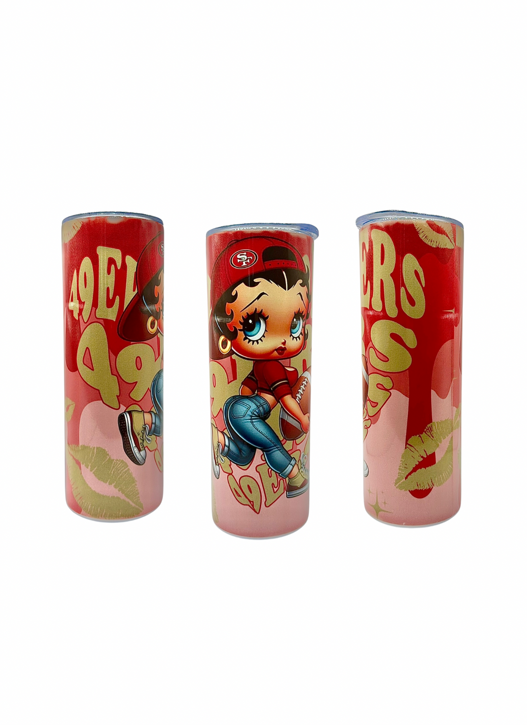 Betty Boop 49ers 20oz Tumbler