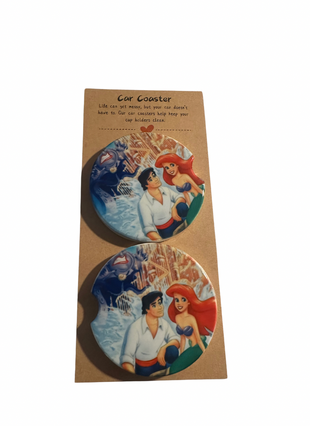 Little Mermaid Car Coaster